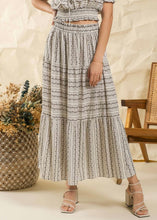 Load image into Gallery viewer, Geo Print Maxi Skirt - Farm Town Floral &amp; Boutique
