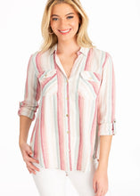 Load image into Gallery viewer, Lace Up Back Rosalie Shirt
