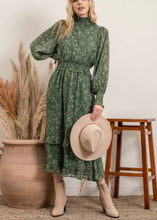 Load image into Gallery viewer, Christmas Green Sara Dress - Farm Town Floral &amp; Boutique
