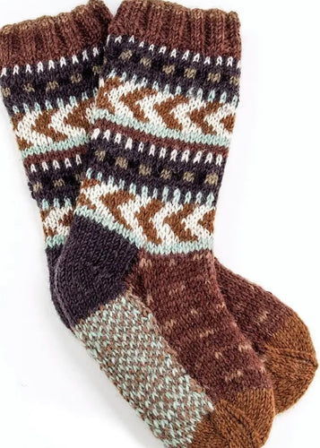 Large Wool Knit Socks - Farm Town Floral & Boutique