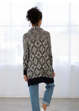 Load image into Gallery viewer, Navy Wool Mix Cardigan - Farm Town Floral &amp; Boutique
