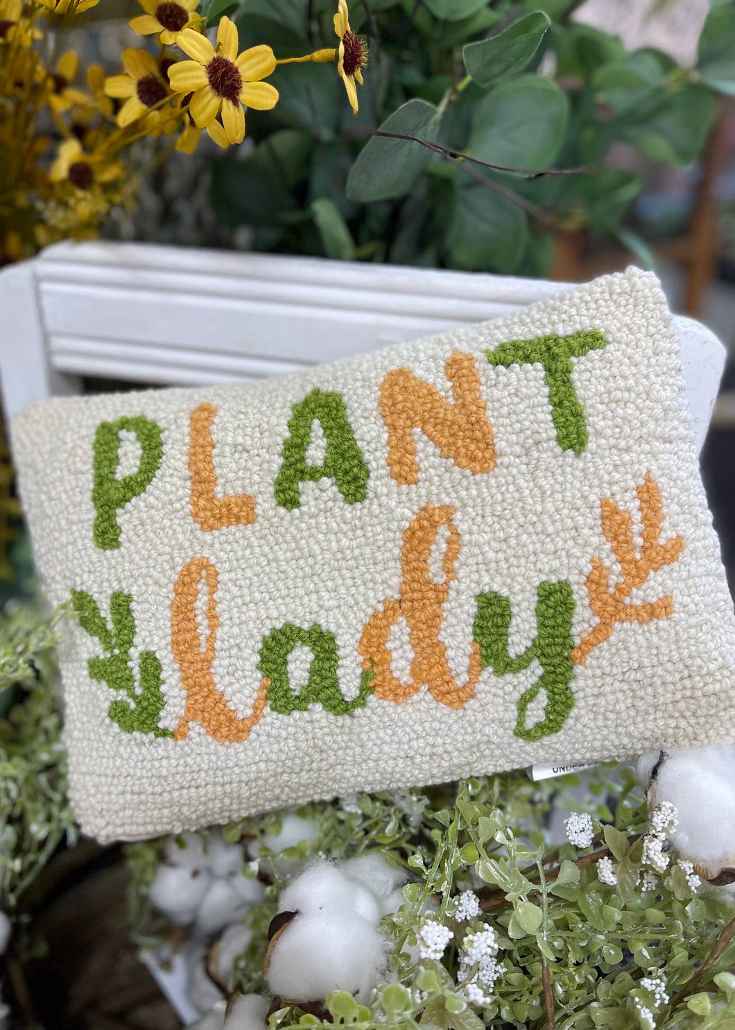 Plant Lady Pillow - Farm Town Floral & Boutique